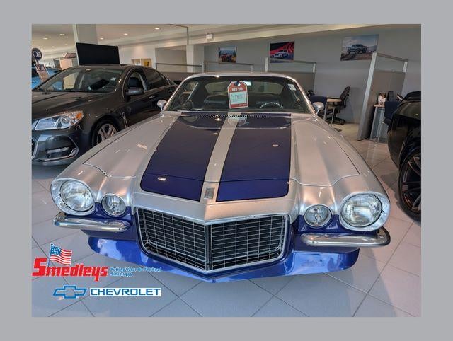 1970 CHEV CAMAC NA in Blue/Silver — front three-quarter view
