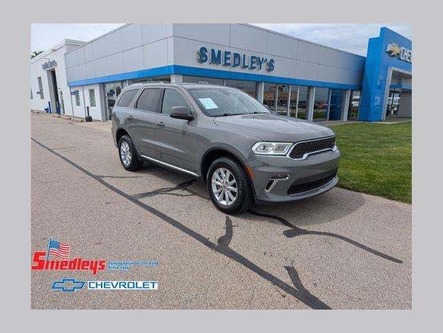 2022 Dodge Durango SXT in Gray — front three-quarter view