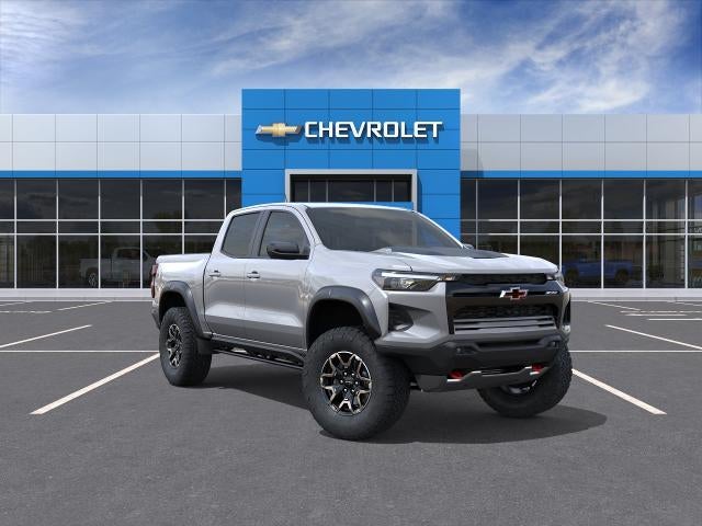2026 Chevrolet Colorado ZR2 in Sterling Gray Metallic — front three-quarter view