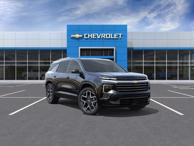 2026 Chevrolet Traverse High Country in Mosaic Black Metallic — front three-quarter view