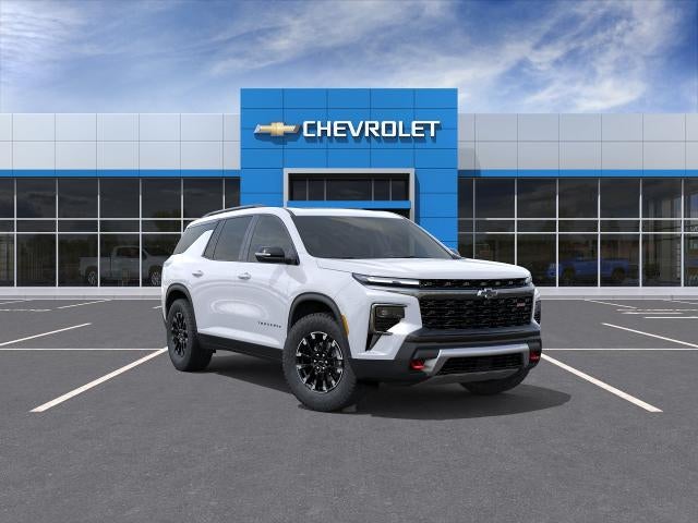 2026 Chevrolet Traverse Z71 in Polar White Tricoat — front three-quarter view