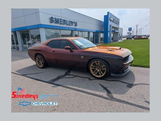 2019 Dodge Challenger R/T Scat Pack in Purple — front three-quarter view