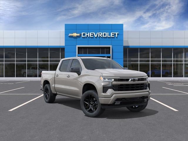 2026 Chevrolet Silverado 1500 RST in White Sands — front three-quarter view