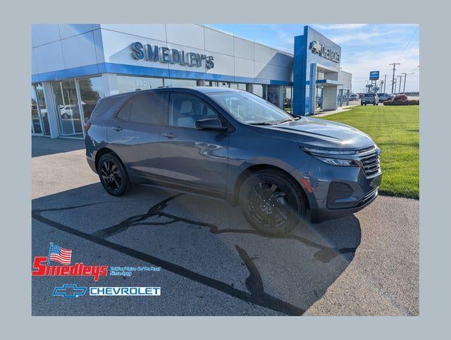2024 Chevrolet Equinox LS in Lakeshore Blue Metallic — front three-quarter view