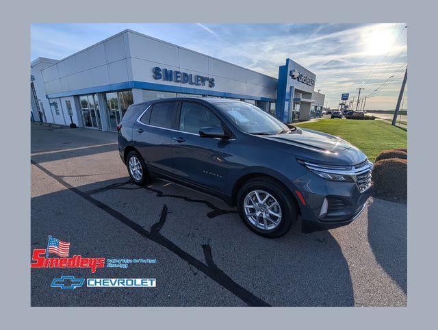 2024 Chevrolet Equinox LT in Lakeshore Blue Metallic — front three-quarter view