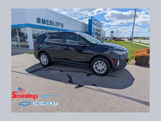2023 Chevrolet Equinox LT in Mosaic Black Metallic — front three-quarter view
