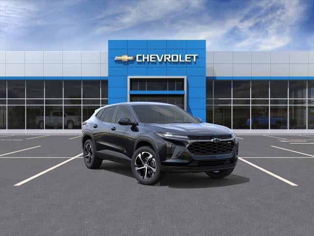 2026 Chevrolet Trax 1RS in Mosaic Black Metallic — front three-quarter view