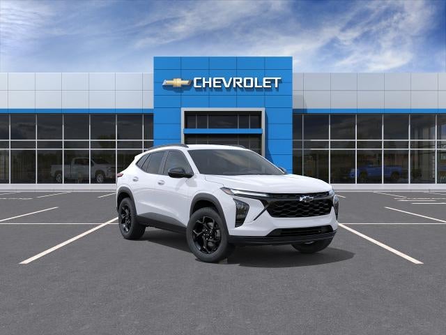 2026 Chevrolet Trax LT in Summit White — front three-quarter view