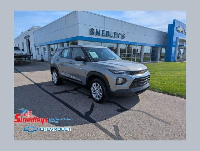 2023 Chevrolet Trailblazer LS in Sterling Gray Metallic — front three-quarter view
