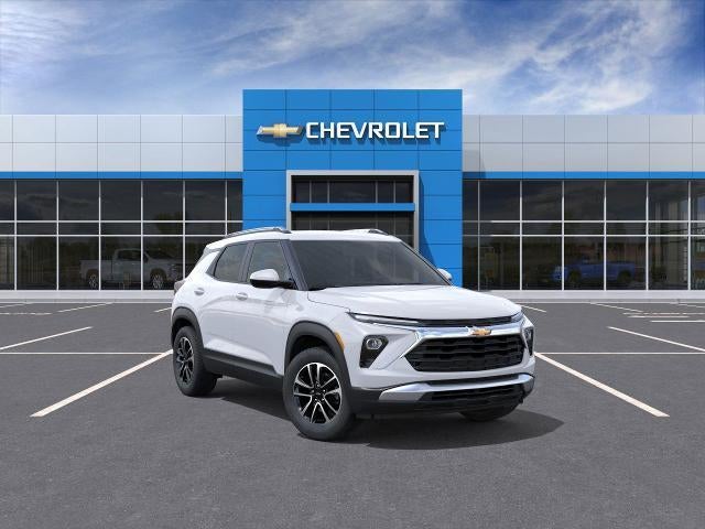 2026 Chevrolet Trailblazer LT in Summit White — front three-quarter view